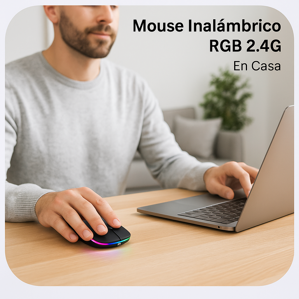 Mouse Gamer, Luces led con estilo Vintage
