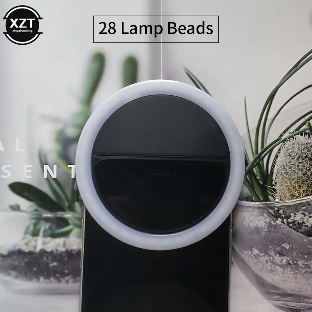 Luz LED de anillo para selfies