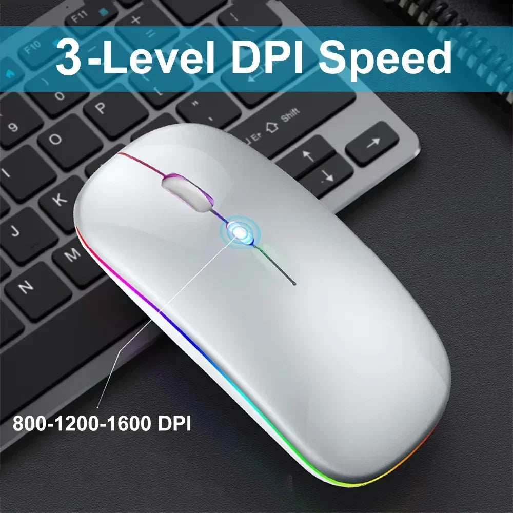 Mouse Gamer, Luces led con estilo Vintage