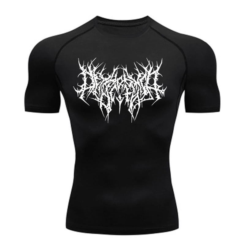 ¡Camiseta Deportiva de Compresión "Fitness" para Hombre 2025!