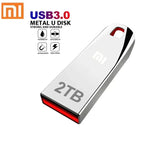 USB 2 TERABYTE Metal  3.0 Flash Drives High Speed Pendrive 1TB 512GB Usb Drive Portable SSD Memoria Usb Flash Disk TYPE-C Adapter