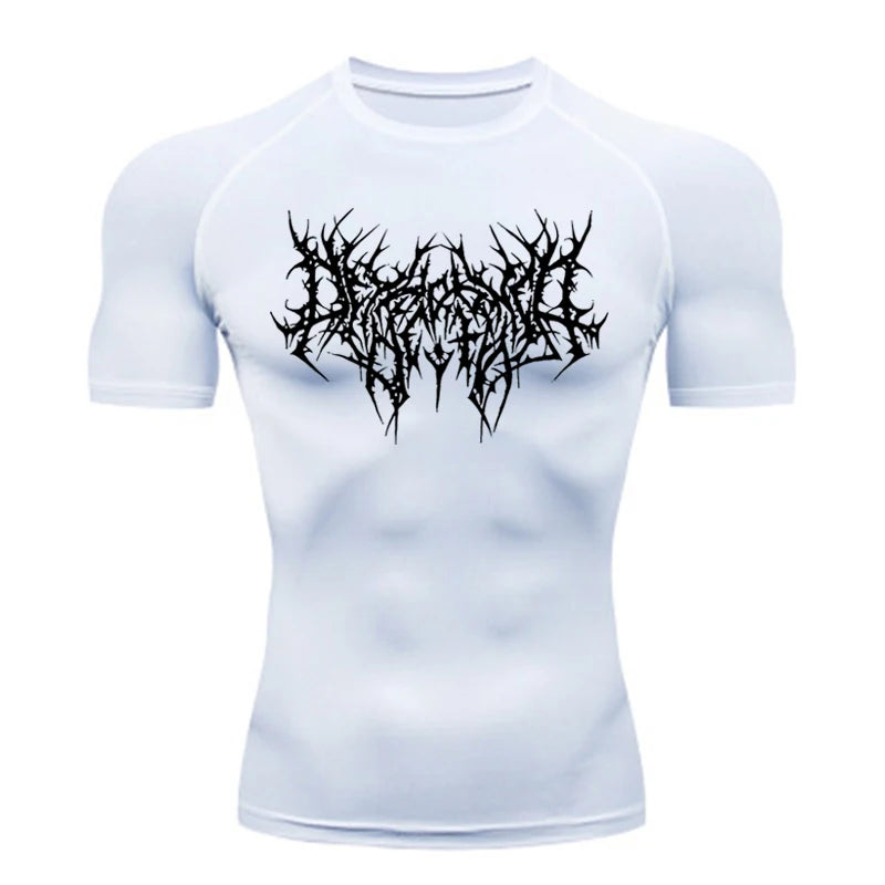 ¡Camiseta Deportiva de Compresión "Fitness" para Hombre 2025!