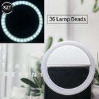 Luz LED de anillo para selfies