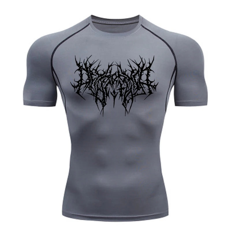 ¡Camiseta Deportiva de Compresión "Fitness" para Hombre 2025!