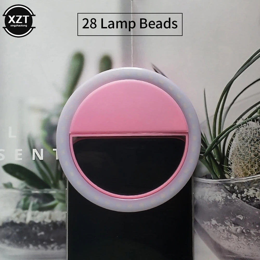 Luz LED de anillo para selfies