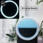 Luz LED de anillo para selfies