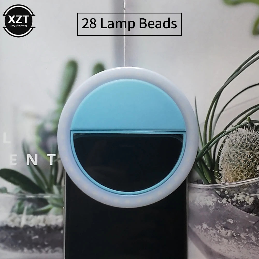 Luz LED de anillo para selfies