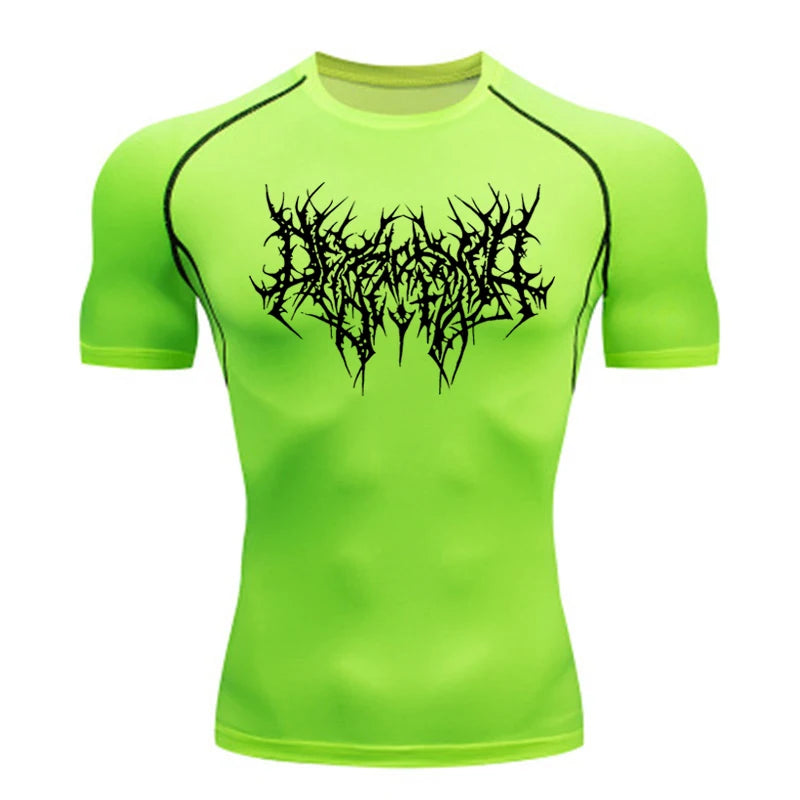 ¡Camiseta Deportiva de Compresión "Fitness" para Hombre 2025!