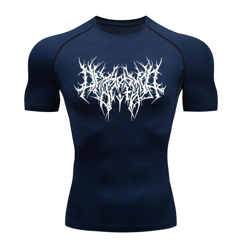 ¡Camiseta Deportiva de Compresión "Fitness" para Hombre 2025!
